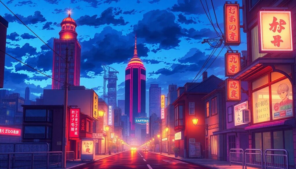 Обзоры аниме: картина мира через цвета и свет - иллюстрация