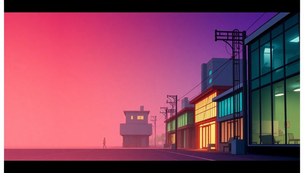 Обзоры аниме: картина мира через цвета и свет - иллюстрация