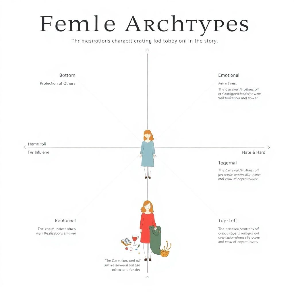 Архетипы женских персонажей: как героини формируют сюжет истории