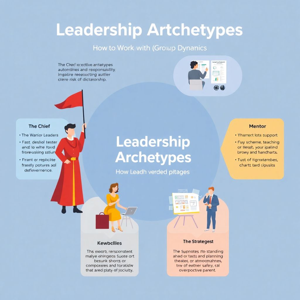 Архетипы персонажей: как лидеры групп формируют динамику команды