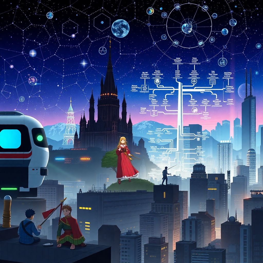 История жанров и архитектура мира в аниме: как создаются вымышленные вселенные