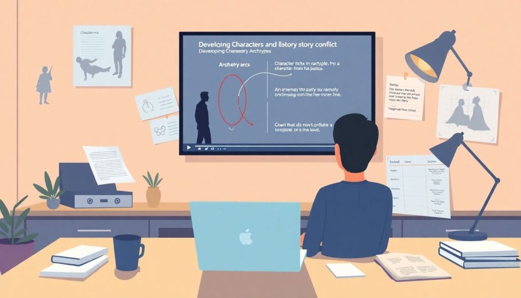 Архетипы персонажей: враги из прошлого и их влияние на сюжет - иллюстрация