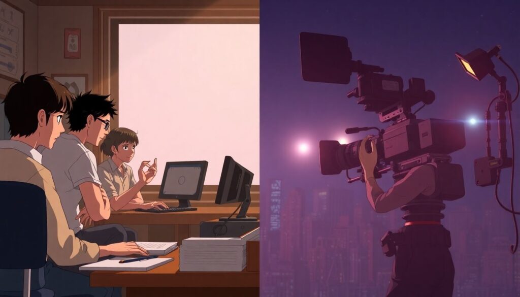 История жанров: трансформации кинематографических техник в аниме - иллюстрация