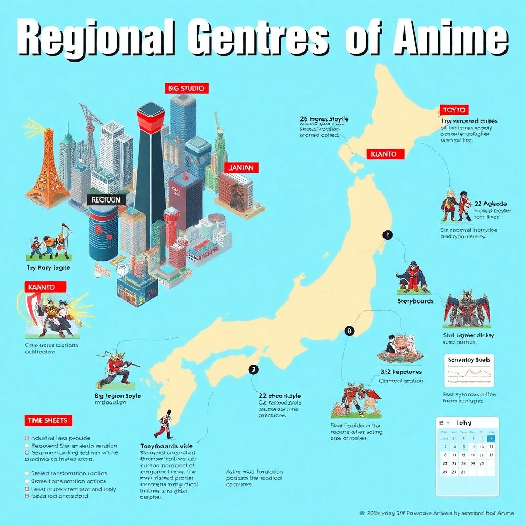 История жанров японской анимации и её региональные вариации по миру