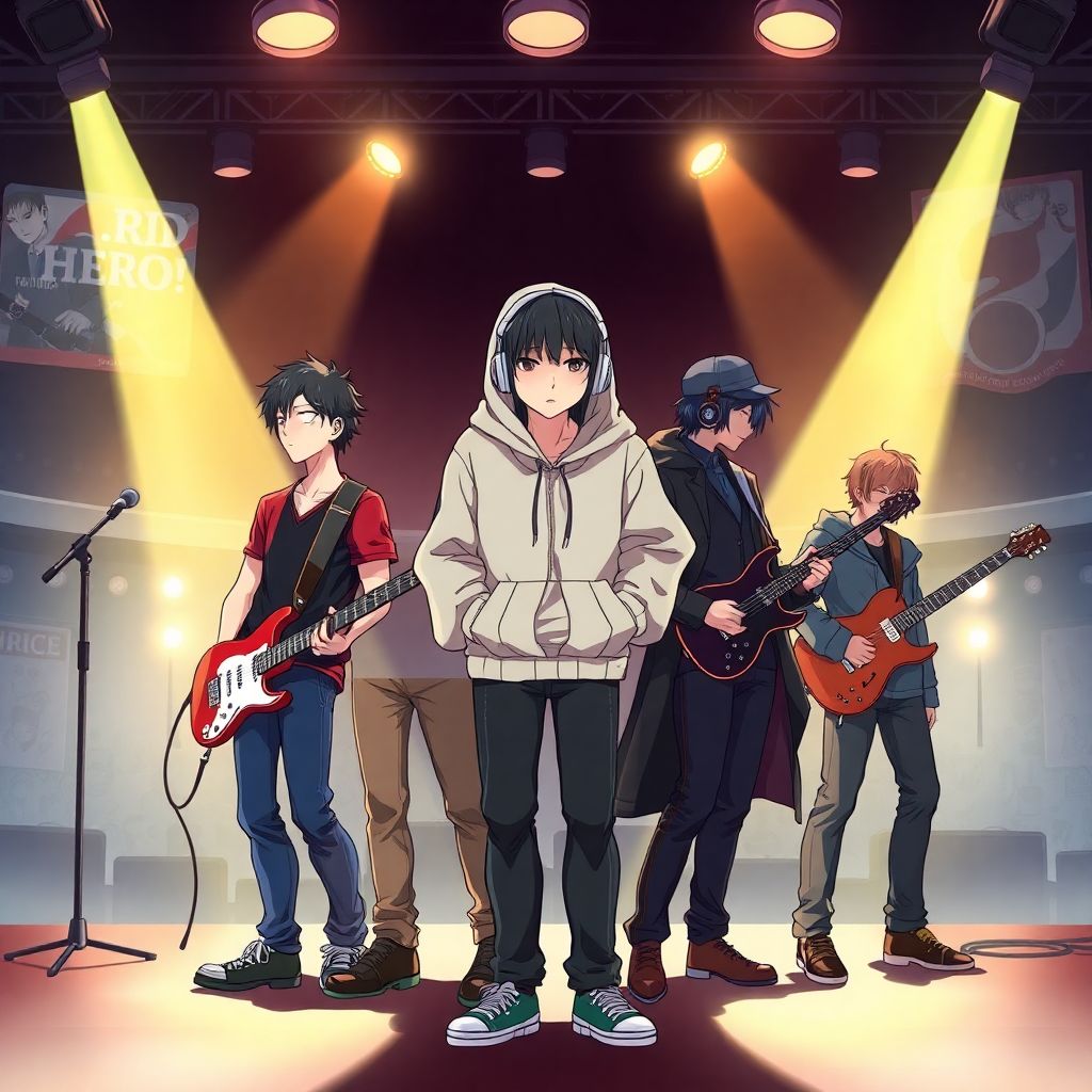 Архетипы персонажей музыкантов и исполнителей в тайтлах аниме и манги